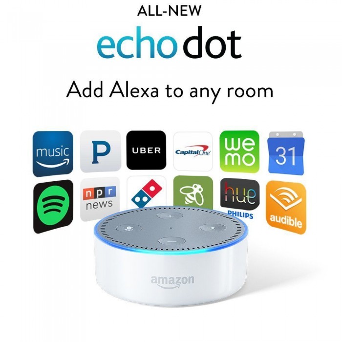 Amazon Alexa Echo Dot 2nd Gen White